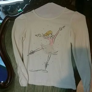 Cream long sleeved T